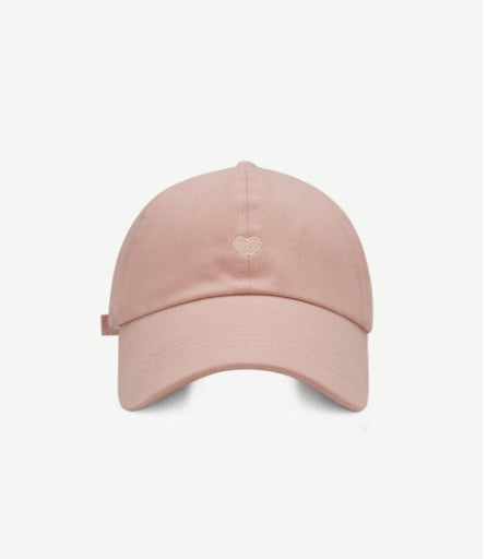 Preppy Style Love Embroidery Ponytail Half Topless Hat