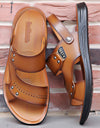 Men's Genuine Leather Wear-resisting Non-slip Breathable Slippers