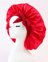 New Silk Bonnet For Sleeping Women Satin Bonnet Hair Bonnet Night Sleep Cap Scarf Wrap For Curly Hair With Tie Band For Curly Hair