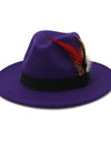 Autumn And Winter New Black Woolen Top Hat