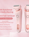 2 In 1 Hair Removal Epilator USB Rechargeable Trimmer Women Body Razor Face Leg Armpit Bikini Hand Pubic Shaver Hair Remover