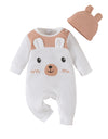 Long Sleeve Jumpsuit Hat Jumpsuit Children's Clothing