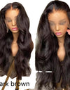 Wig European And American Lace Wigs Chemical Fiber Headgear Front Lace Long Roll