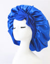 New Silk Bonnet For Sleeping Women Satin Bonnet Hair Bonnet Night Sleep Cap Scarf Wrap For Curly Hair With Tie Band For Curly Hair