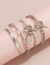 Metal Wind Hollow Chain Bracelet Snake Bone Metal Bracelet