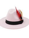 Autumn And Winter New Black Woolen Top Hat