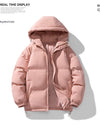 Men's Hoodie Padded Coat Thickened Cotton-padded Clothes Loose Casual Cotton-padded Jacket