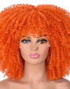 Small Curly Hair Rose Mesh Synthetic Headgear