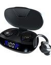 Bluetooth Headset Binaural Ear Hook Touch Headset With LED True Digital