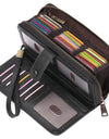Expanding Card Holder Women's Long Wallet Passport Bag