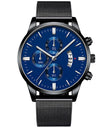 Mens Business Luxury Watches For Men Mesh Band Quartz Watch