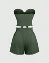 Two Piece Clothes Set With Wrapping Top Summer Co Ordbeach Co Ordfestival Co Ord