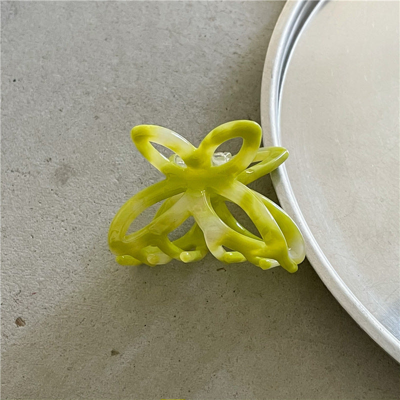 Fashion Retro Colorized Butterfly Small Hair Clip