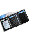 Aluminum Alloy Three-fold Magnetic Anti-theft Brush Wallet