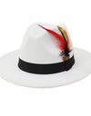 Autumn And Winter New Black Woolen Top Hat