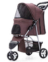Lightweight Folding Pet Trolley Dogs And Cats Dog Out Stroller Three-wheeled Pet Stroller Dog Out Stroller Supplies