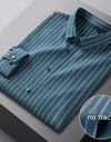 High Elastic Seamless Striped Shirt For Men