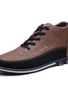 Men's High Top Shoes With Lace Up Martin Boots
