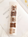 Children's Basic Bow Hair Clip Set