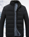 Men's Fashion Personality Fleece-lined Cotton-padded Jacket