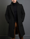 Woolen Men's Mid-length Trench Coat