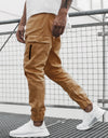 Men's Side Zipper Pocket Decoration Casual Long Pants