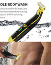 Amazon Hot Men's Body Hair Device Electric Shaver Chest Hair Leg Hair Shaver Men's Pogonotomy Shaver