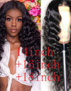Human Hair Loose Deep Lace Frontal Wigs 13x4 Headgear